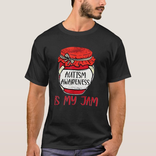 Autism Awareness är Sylt Cute Memes Autistic Supp T Shirt (Framsida)