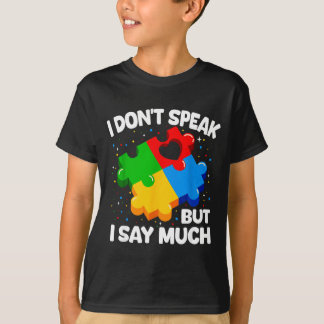 Autism awareness asperger syndrome puzzle kids men t shirt