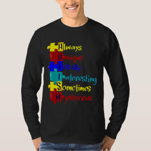 Autism Awareness Autism Acronym Puzzle T Shirt