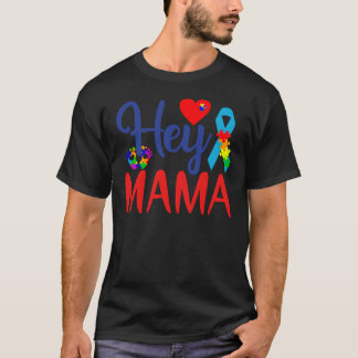 Autism Awareness Autism Mamma Hej Mamma T Shirt