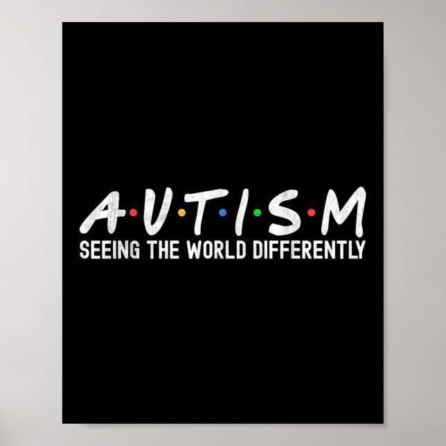 Autism Awareness Autism Squad Support Women Manar, Poster (Framsidan)