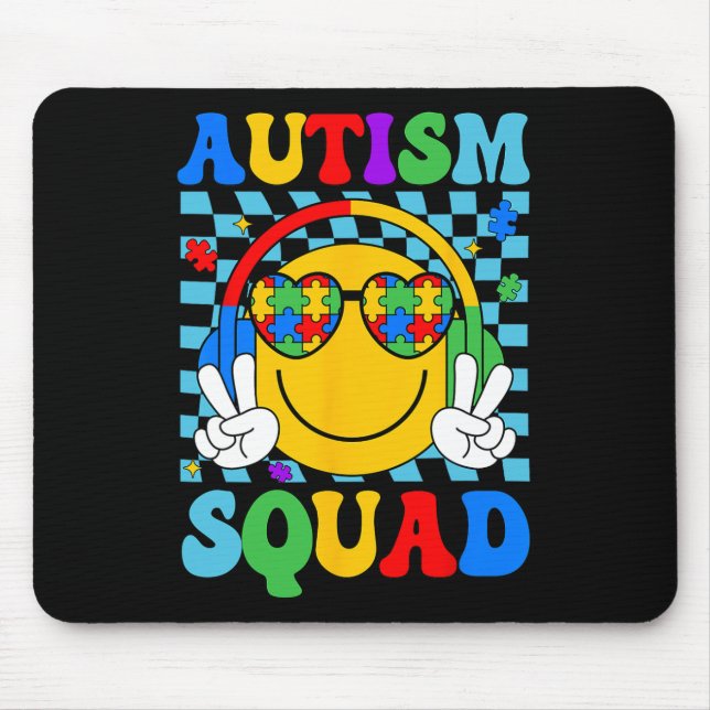 Autism Awareness Autism Square Support Smile Ansik Musmatta (Framsidan)