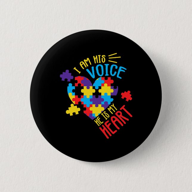 Autism Awareness Autism Support Manar Women Knapp (Framsida)