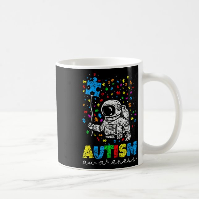 Autism Awareness Autist Autist Support A Kaffemugg (Höger)