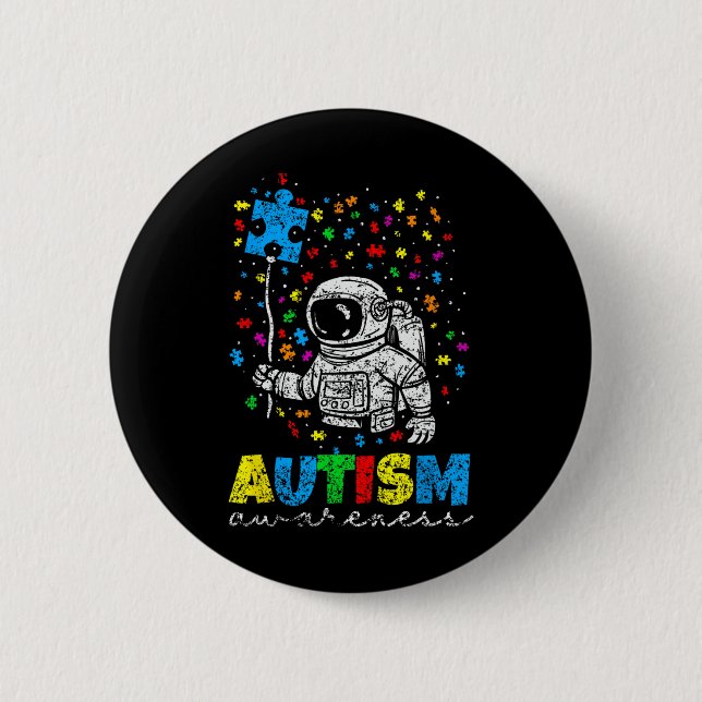 Autism Awareness Autist Autist Support A Knapp (Framsida)
