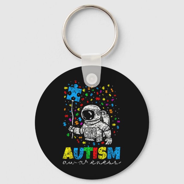 Autism Awareness Autist Autist Support A Nyckelring (Framsida)