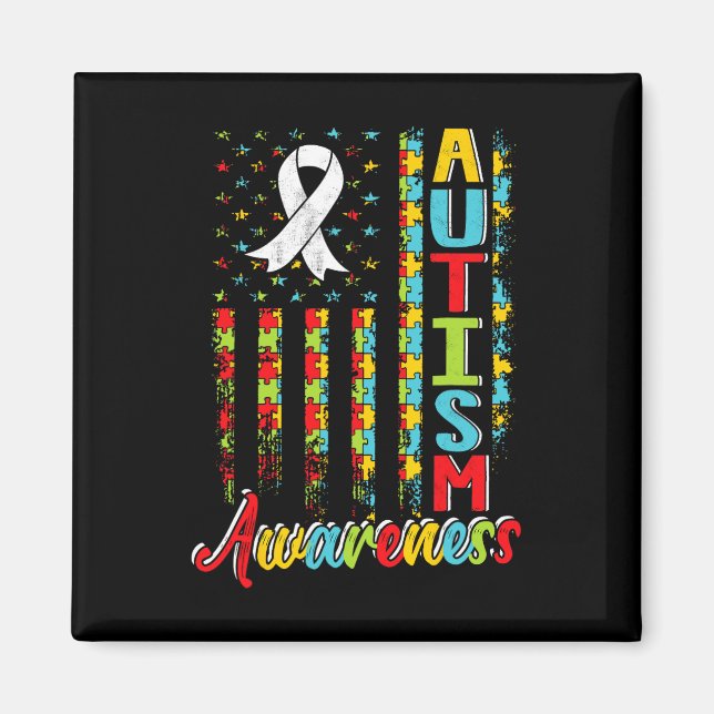Autism Awareness Autistic Autists Support Autist A Magnet (Framsidan)