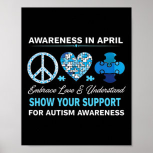 Autism Awareness Autistic Individers Autism Advoc Poster