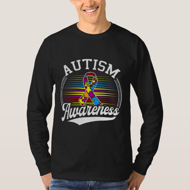 Autism Awareness Autistic Puzzle Biet Speciell Nee T Shirt (Framsida)