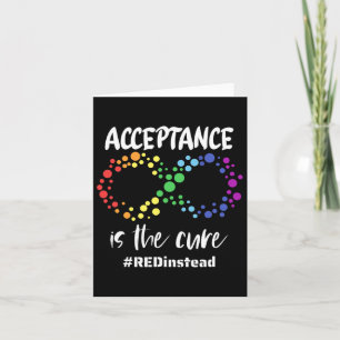 Autism Awareness Bära Red i april 2023 #r Kort