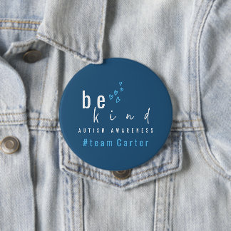 autism awareness be kind blue #team name custom  knapp