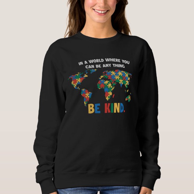 Autism Awareness Be Kind To Others Support Autism  T Shirt (Framsida)