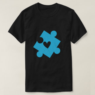 Autism Awareness Blue Puzzle Biet Pocket T Shirt