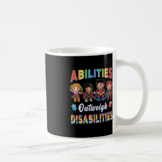 Autism Awareness Boy Abilities överväger funktions Kaffemugg