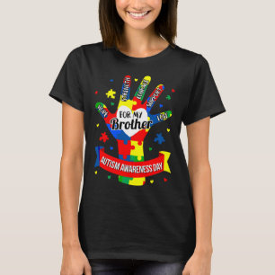 Autism Awareness Boy Kids Brother Puzzle T Shirt