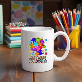 Autism Awareness Boy Puzzle Mugg