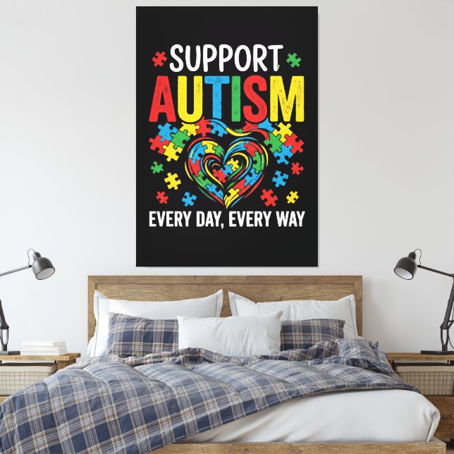 Autism awareness canvastryck (Insitu (sovrum))