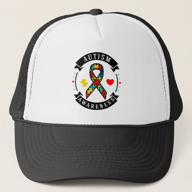 Autism Awareness CAP/HAT Keps (Framsida)