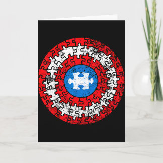 Autism Awareness Captain Shirt Support Autistic Su Kort