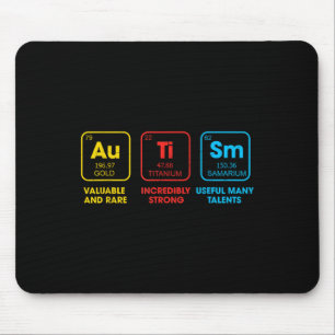 Autism Awareness Chemistry Inslag Periodic Bord Musmatta