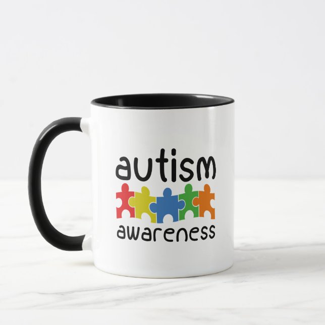 Autism Awareness Coffee Mugg (Vänster)