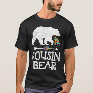 Autism Awareness Cousin Bear Support Autistic Adul T Shirt