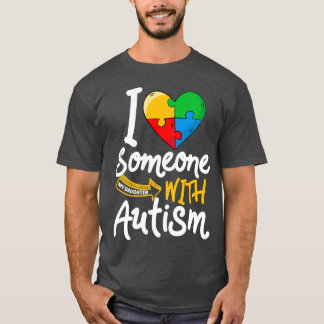 Autism Awareness Daughny I Kärlek någon med T Shirt