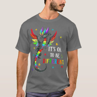 Autism Awareness Day Dragon Gift, det är okej att  T Shirt