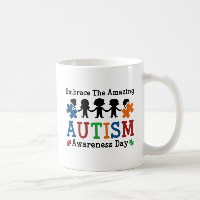 Autism Awareness Day Kaffemugg (Höger)