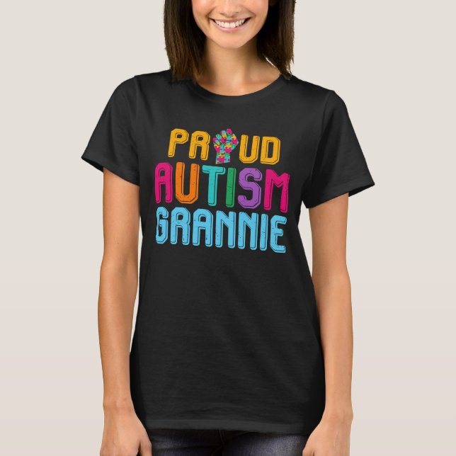 Autism Awareness Day Matching Family Proud Autism T Shirt (Framsida)