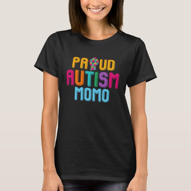 Autism Awareness Day Matching Family Proud Autism  T Shirt (Framsida)