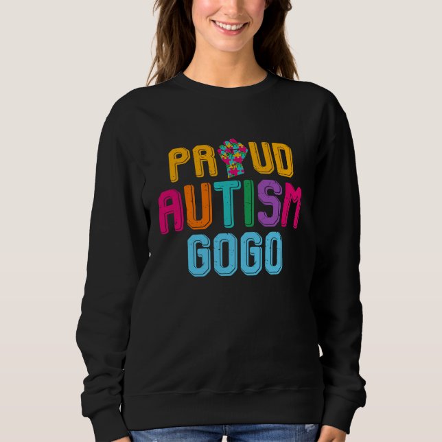 Autism Awareness Day Matching Family Proud Autism  T Shirt (Framsida)