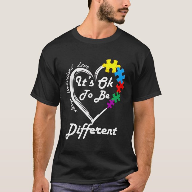 Autism Awareness Day T Shirt (Framsida)