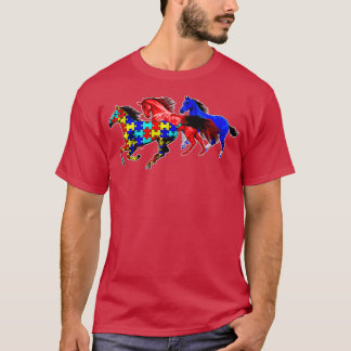 Autism Awareness Different Horses Autistic Neurodi T Shirt