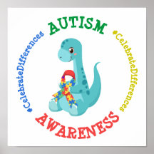 Autism Awareness Dinosaurs