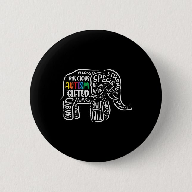 Autism Awareness Elephant Acceptance Autistic Mana Knapp (Framsida)