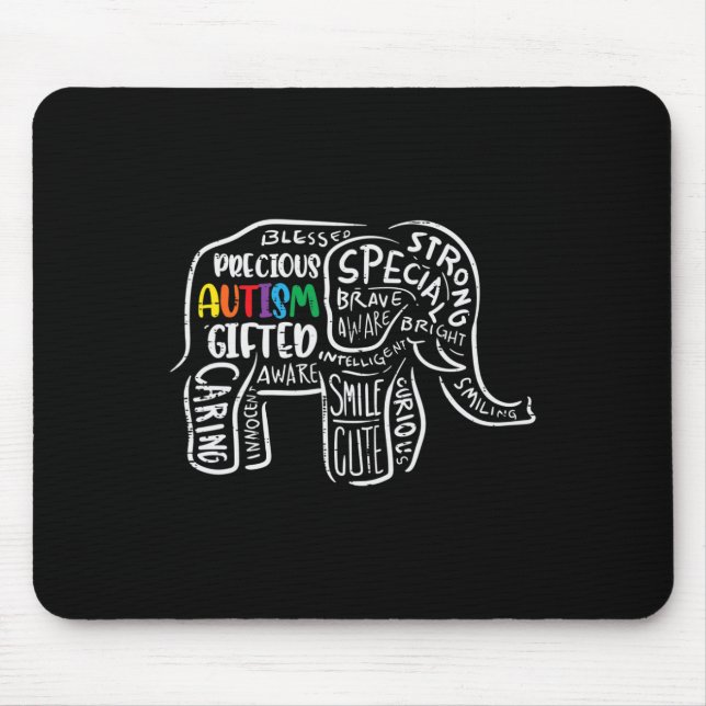 Autism Awareness Elephant Acceptance Autistic Mana Musmatta (Framsidan)