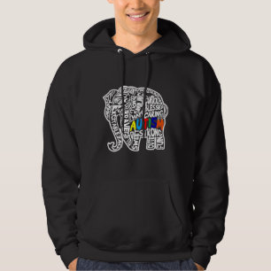 Autism Awareness Elephant Hoodie