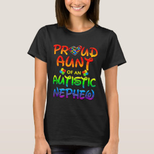 Autism Awareness Family Proud Moster of Autistic N T Shirt