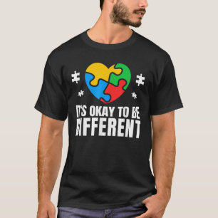 Autism Awareness, för att vara annorlunda Autism S T Shirt