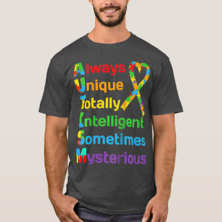 Autism Awareness for Proud Mamma Pappa Support Aut T Shirt