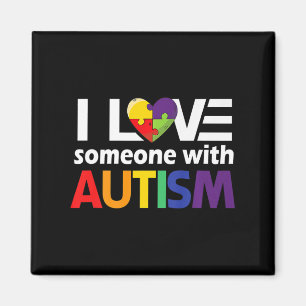 Autism Awareness Gift Autism Mamma I Kärlek Någon Magnet