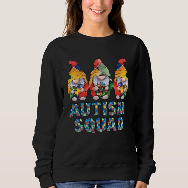 Autism Awareness Gnomes Puzzle Autism Squad Be Kin T Shirt (Framsida)