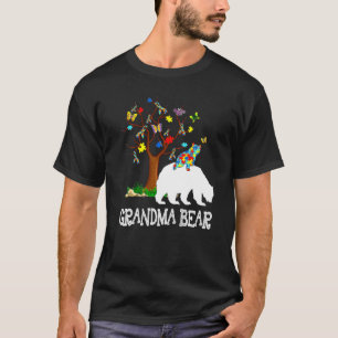 Autism Awareness Grandma Bear Support Autistic Adu T Shirt