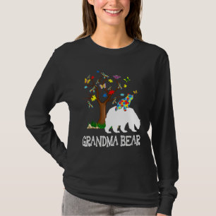 Autism Awareness Grandma Bear Support Autistic Adu T Shirt