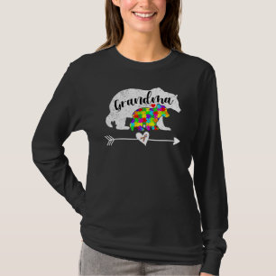 Autism Awareness Grandma Bear Support Autistic Adu T Shirt