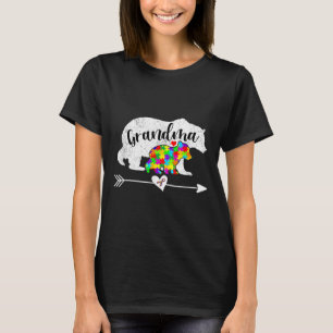 Autism Awareness Grandma Bear Support Autistic Adu T Shirt
