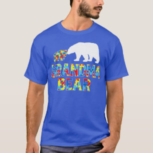 Autism Awareness Grandma Bear Support Autistic Pre T Shirt