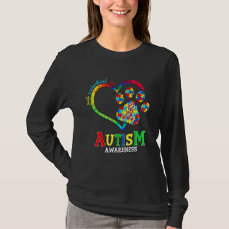 Autism Awareness Heart Tass Hund Support Autistic T Shirt