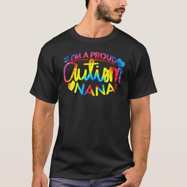 Autism Awareness I A Proud Autism Nana Tee (Framsida)
